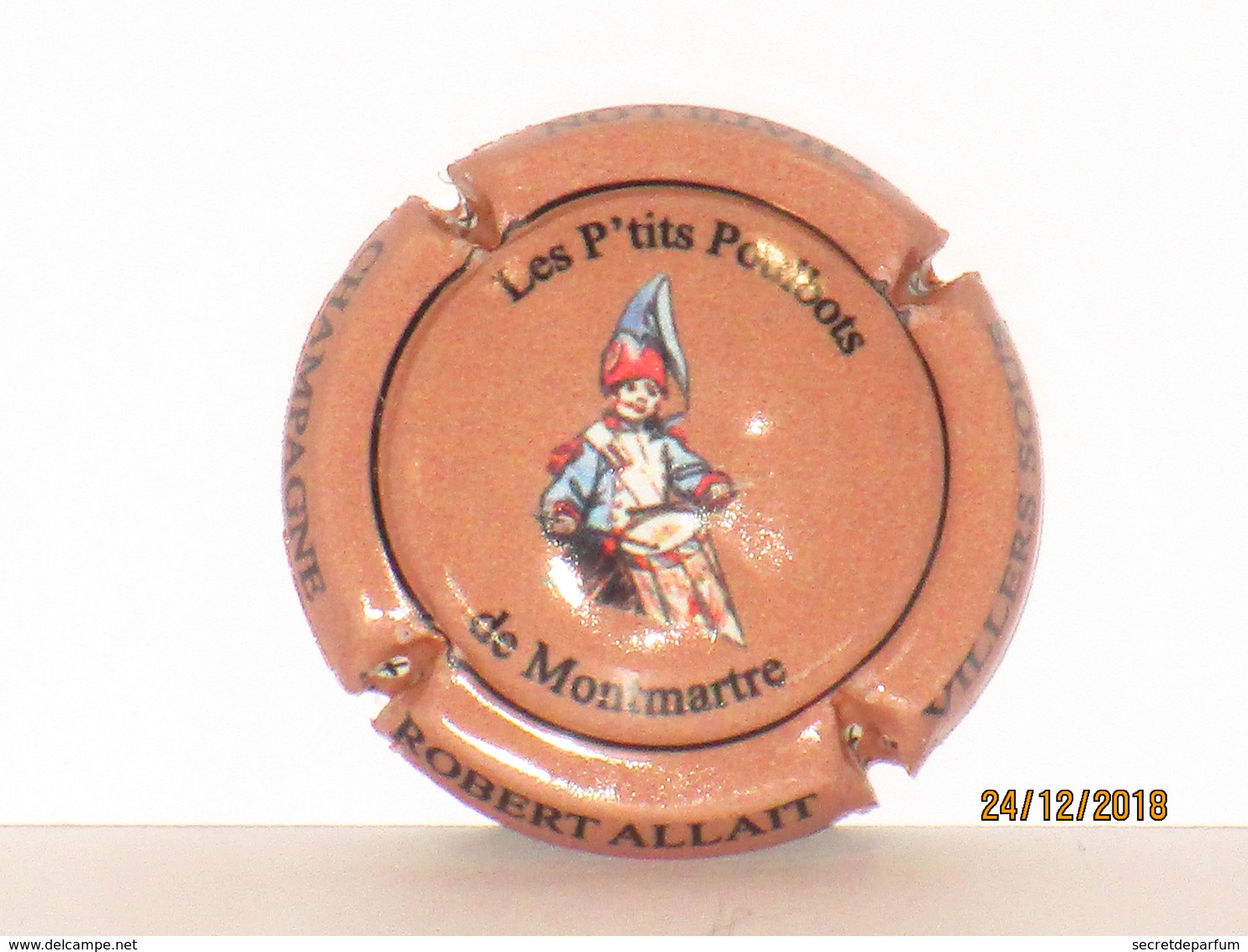 Capsules Ou Plaques De Muselet CHAMPAGNE  ROBERT ALLAIT LES  P'TITS  POULBOTS De  MONTMARTRE - Collections