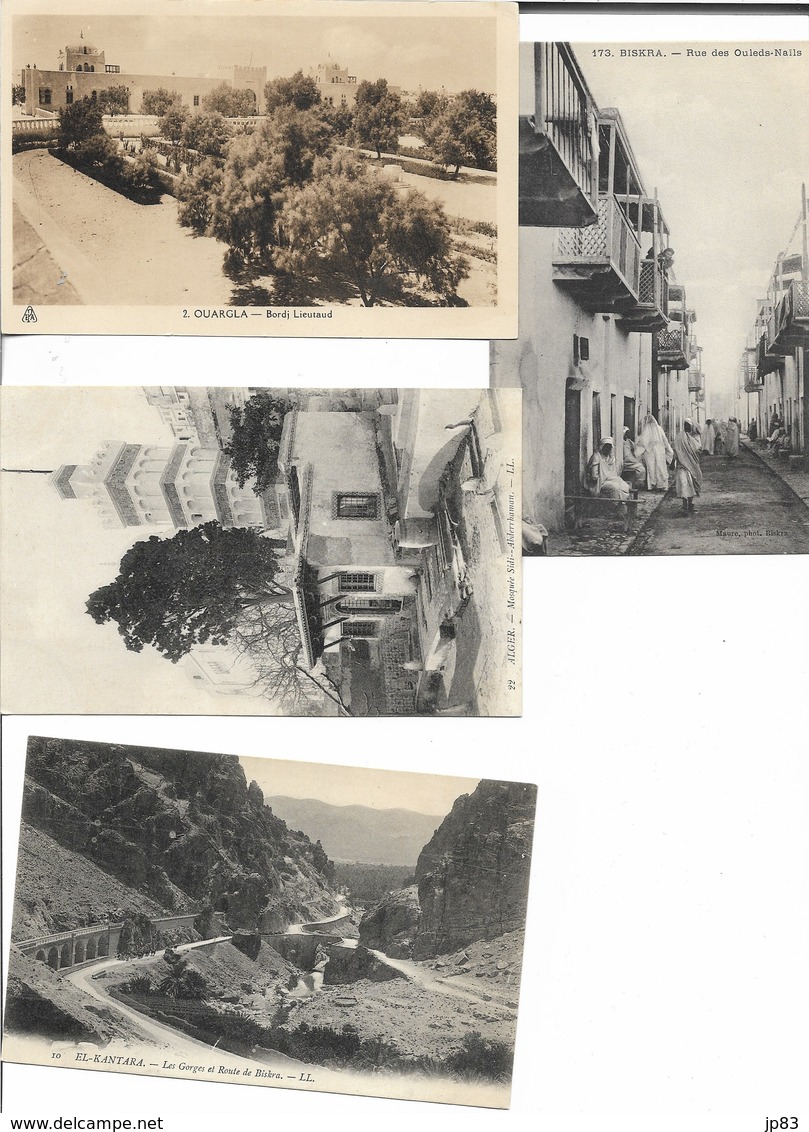 ALGERIE LOT DE 120 CARTES POSTALES ANCIENNES