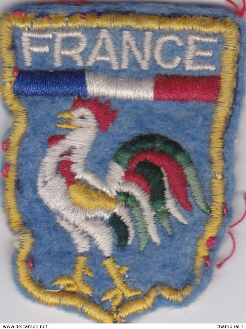 Ecusson Tissu - France - Coq - Blason - Armoiries - Héraldique - Scudetti In Tela