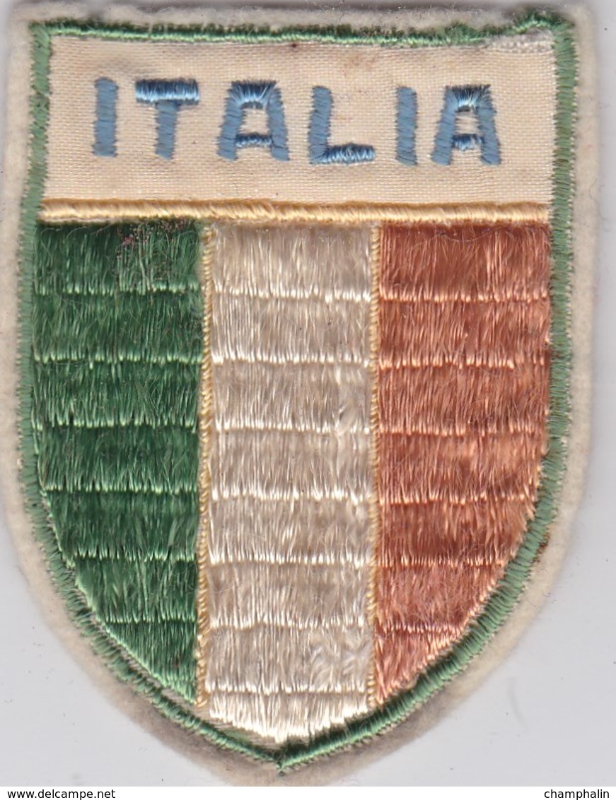 Ecusson Tissu - Italie - Italia - Drapeau - Blason - Armoiries - Héraldique - Scudetti In Tela