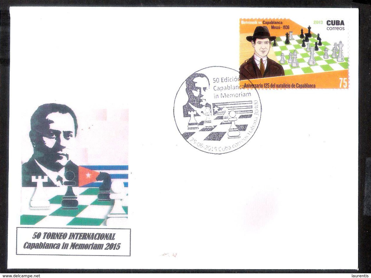 2583  Chess - Echecs - Capablanca In Memoriam - 2,50 - Echecs