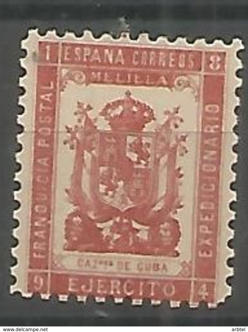 FRANQUICIA POSTAL MILITAR REGIMIENTO CAZADORES DE CUBA - Military Service Stamp