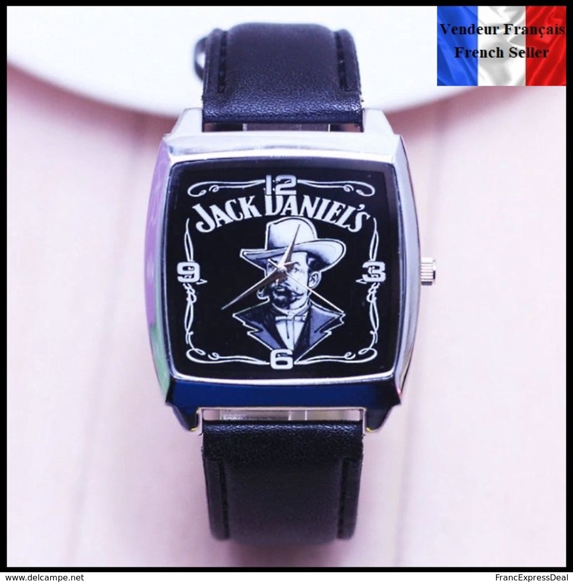 Montre à Quartz NEUVE Bracelet Cuir ! ( Watch ) - Jack Daniel's - Montres Modernes