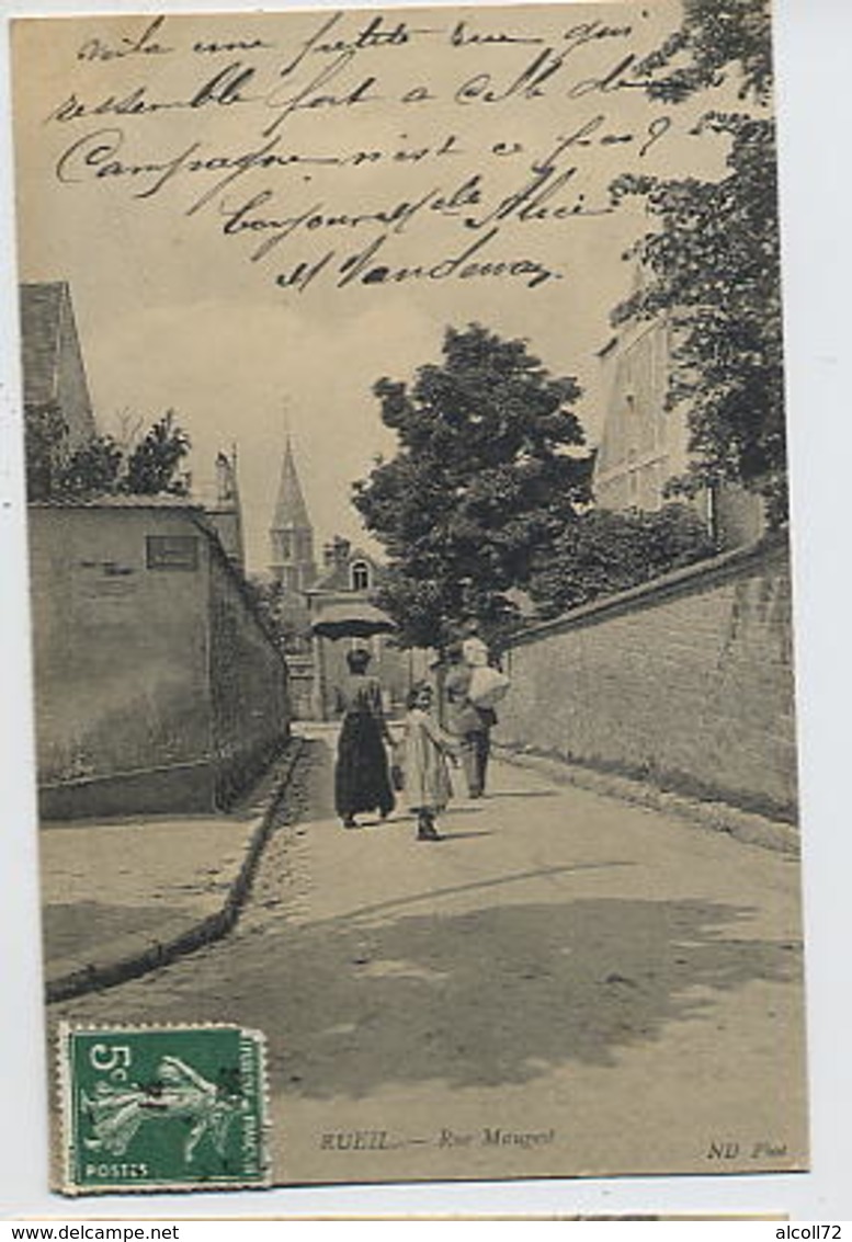 RUEIL : Rue Maugest - ND Phot - Rueil Malmaison