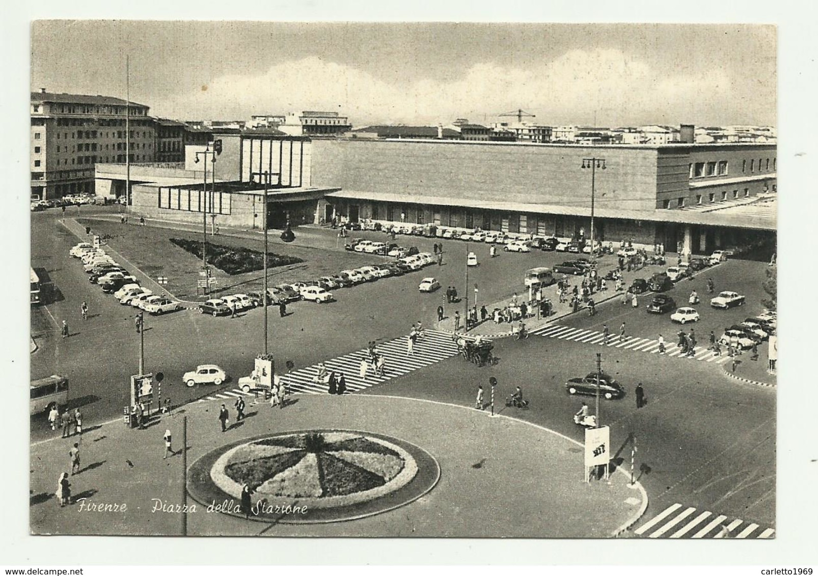 FIRENZE - PIAZZA DELLA STAZIONE - VIAGGIATA FG - Firenze