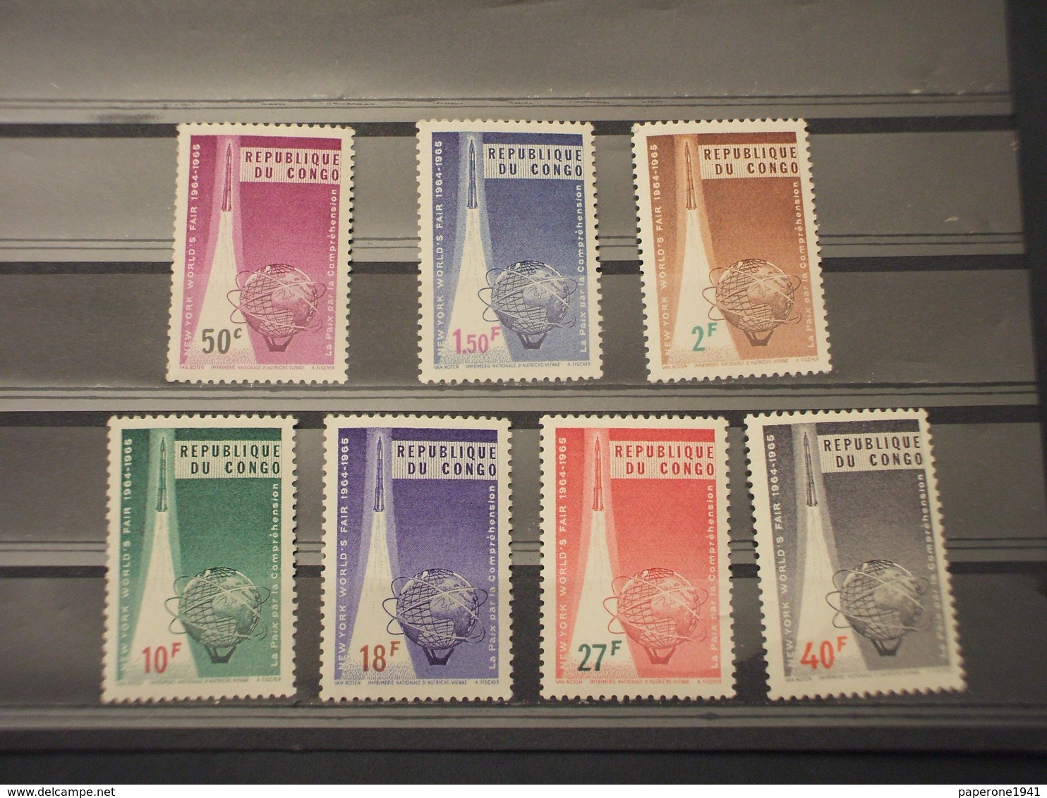 CONGO - 1965 ESPOSIZIONE  7 VALORI - NUOVI(++) - Nuevas/fijasellos