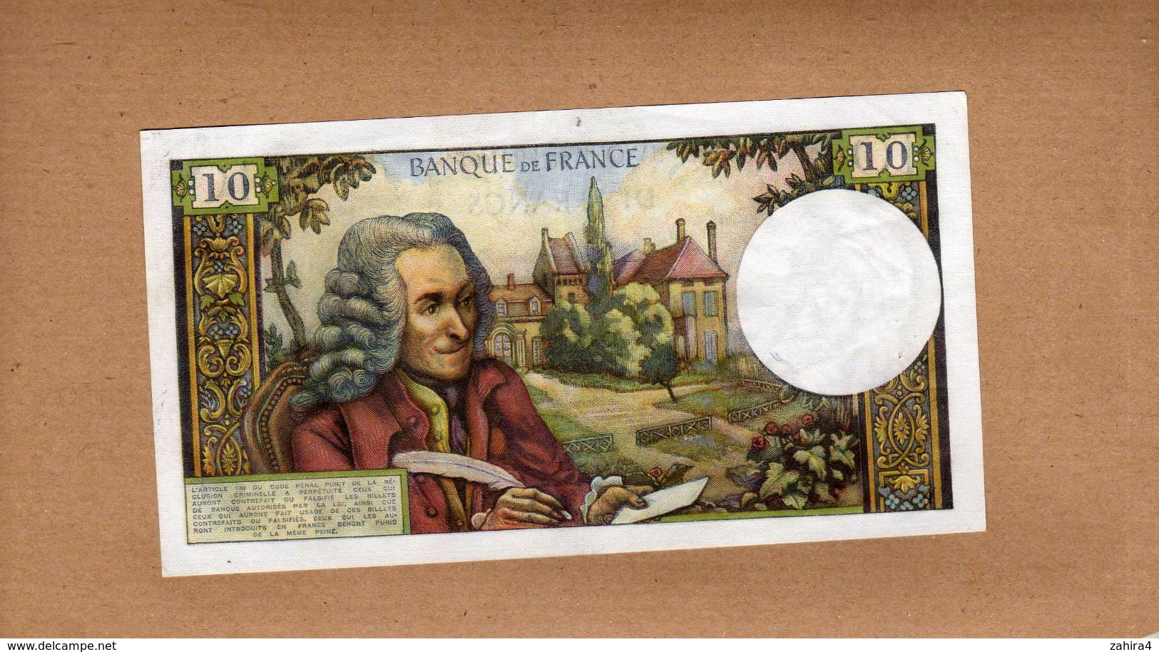 Banque De France Dix Francs C.6-4-1967.C. - 86585 P.317 - 10 F 1963-1973 ''Voltaire''