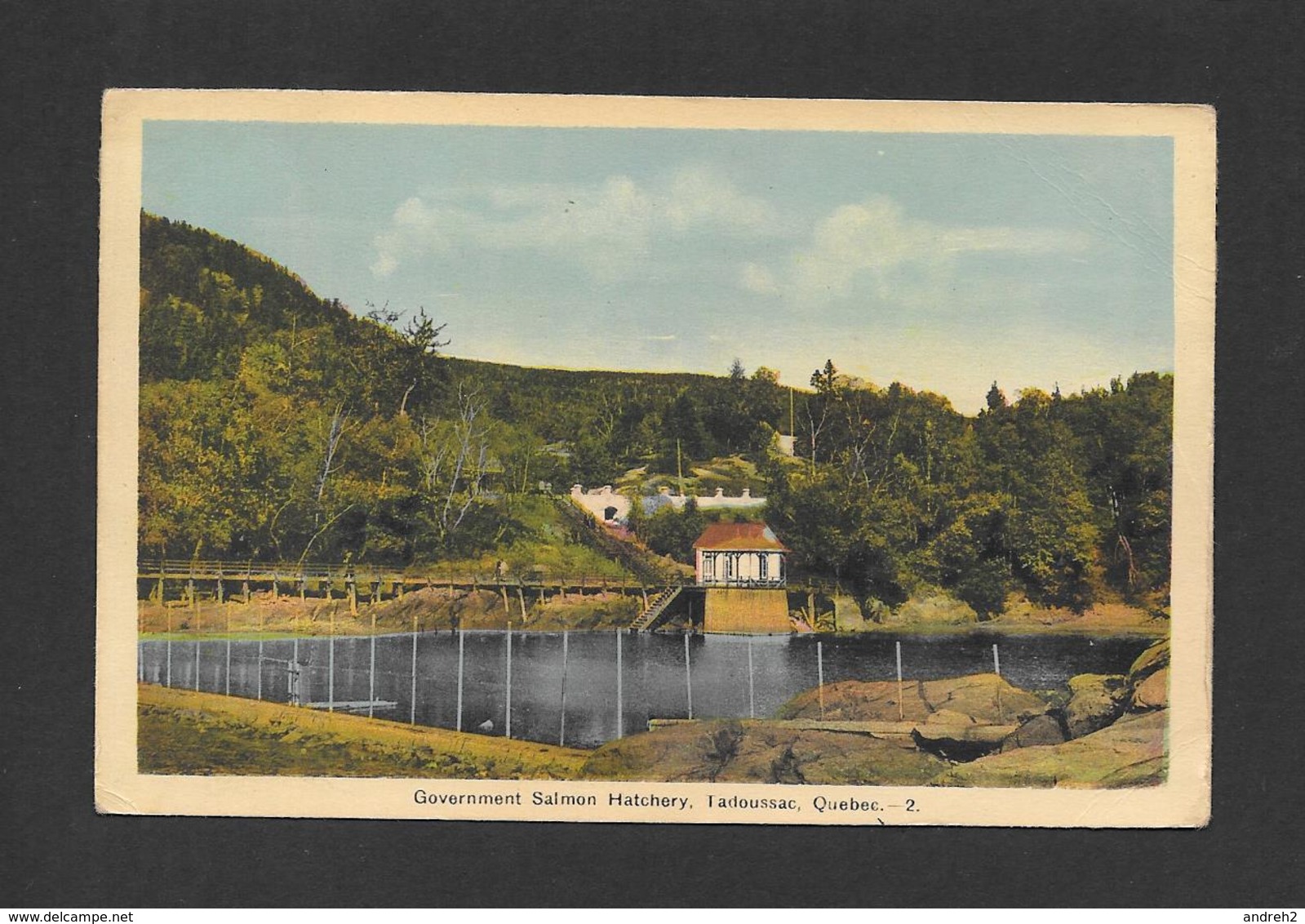 TADOUSSAC - CHARLEVOIX - QUÉBEC - GOVERNMENT SALMON HATCHERY - STATION ÉLEVAGE DE SAUMON - PAR PECO - Autres & Non Classés