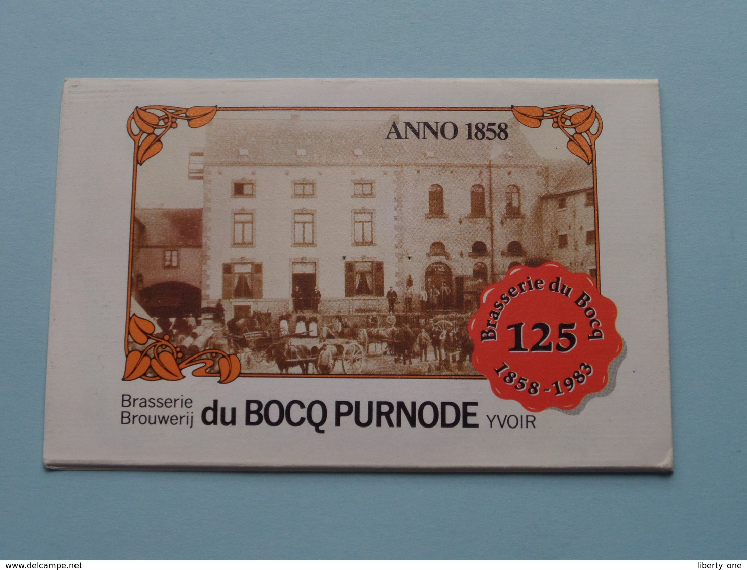 Brasserie Du BOCQ PURNODE Yvoir ( Zie / Voir Photo ) KALENDER 1984 ( Format Plier 11,5 X 7,5 Cm. ) Calendrier ! - Alcools