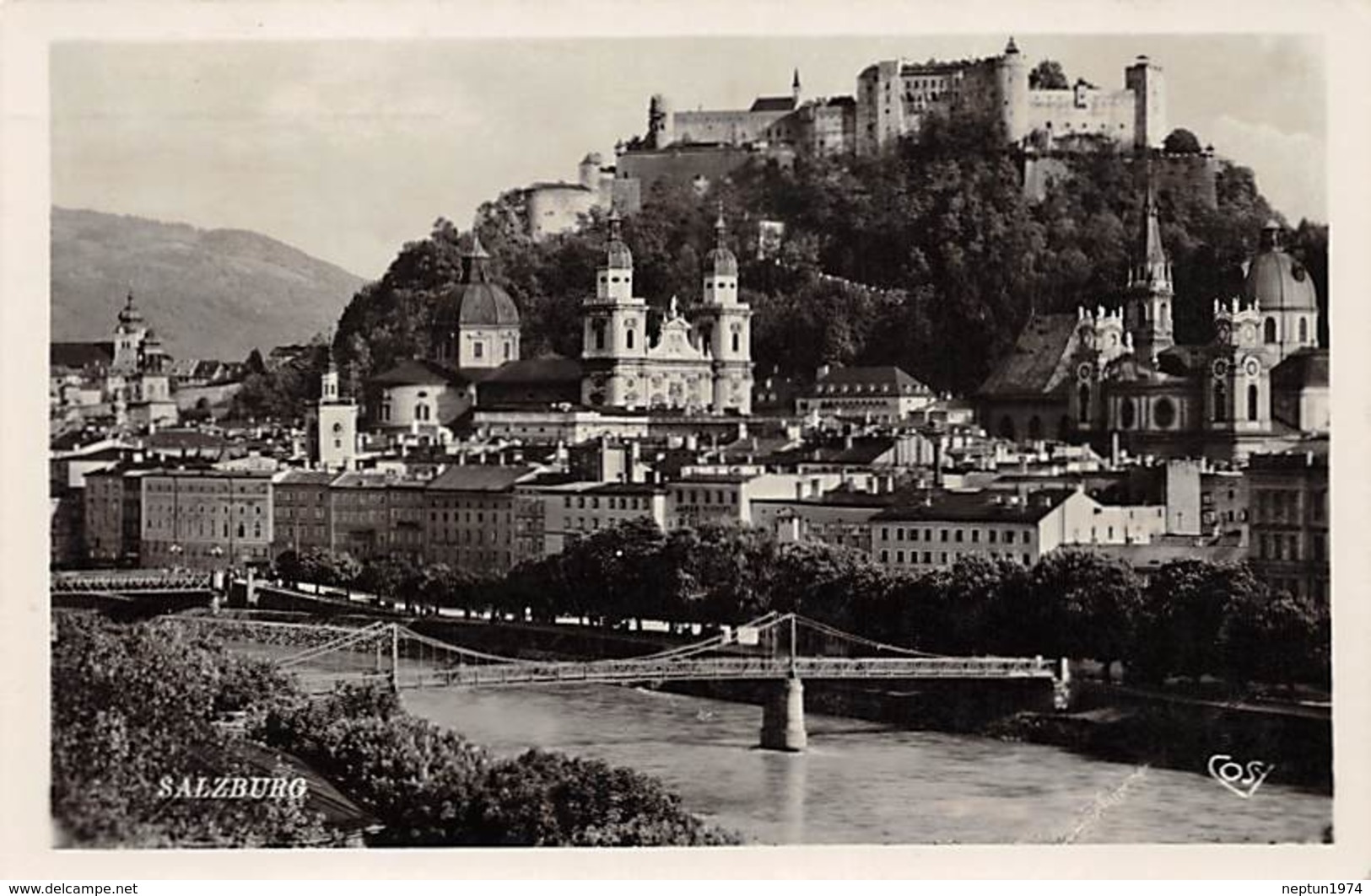 Salzburg, Die Altstadt Mit Selzach - Salzburg Stadt