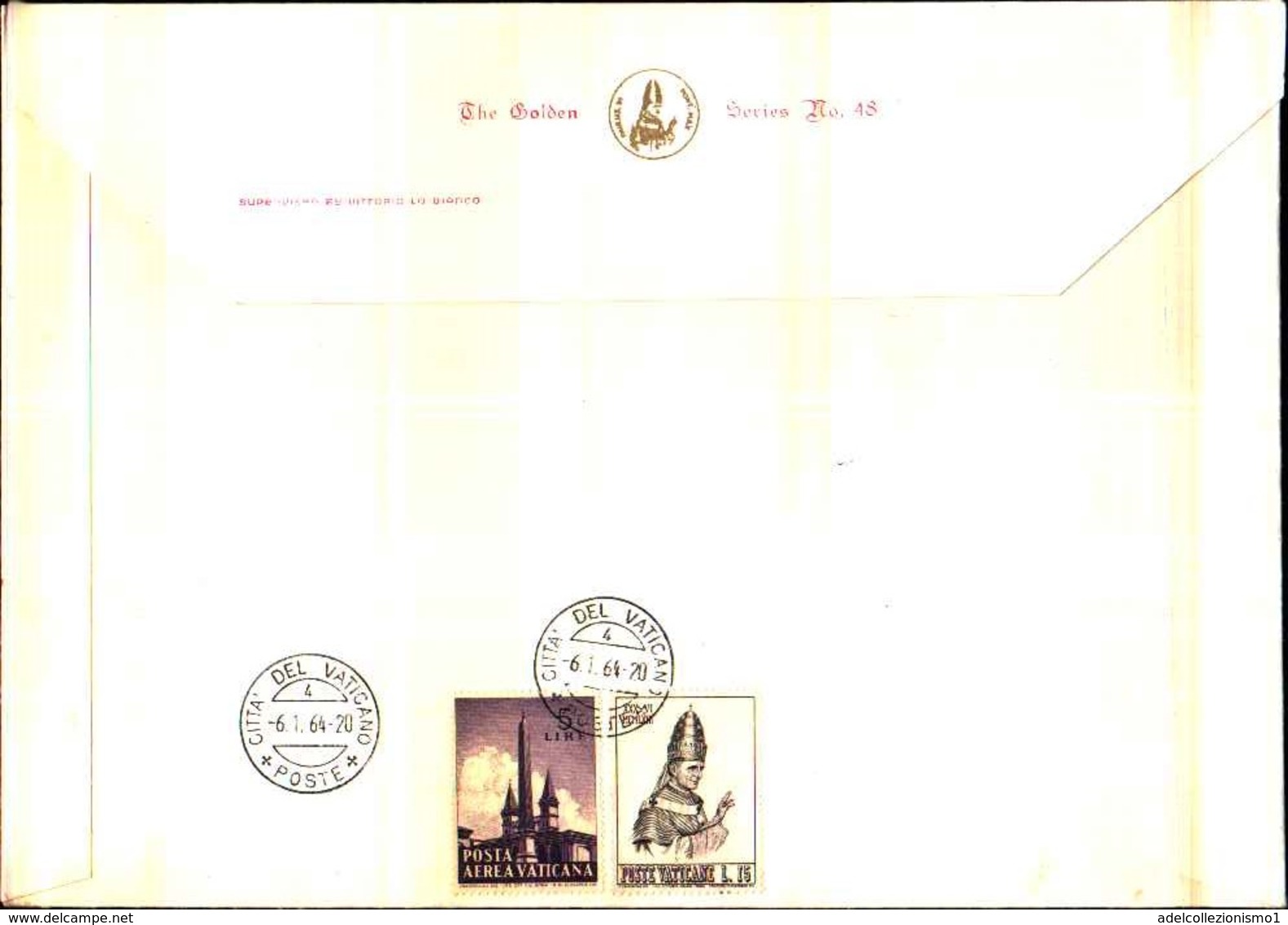 74629) GIORDANIA-FDC-1964  GIORDANIA FDC VIAGGIO DEL PAPA PAOLOVI IN TERRA SANTA-BF - Giordania