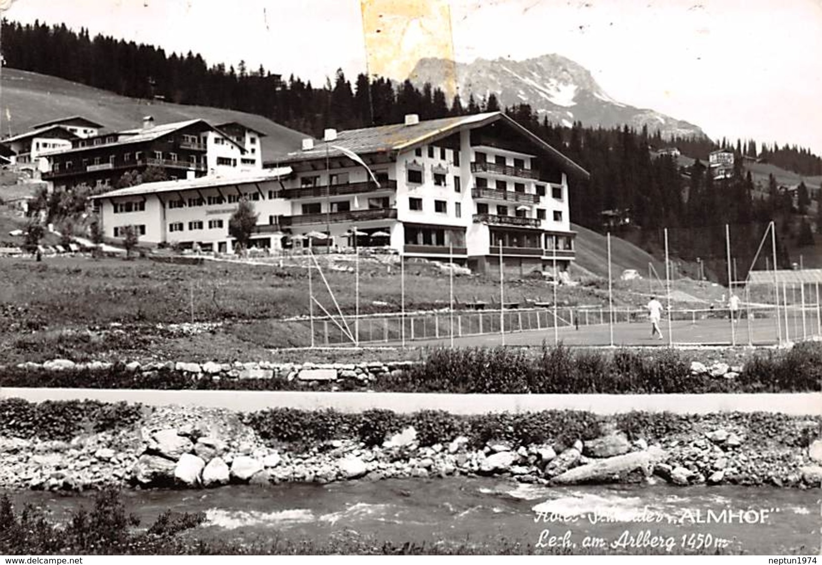 Lech, Hotel Almhof, Tennisplatz - Lech