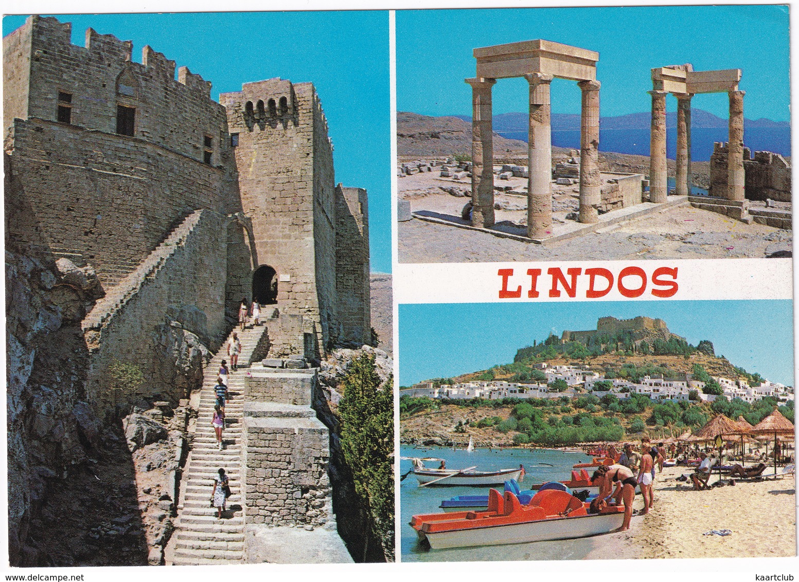 Rhodos : PEDAL BOAT - Lindos (Greece)  - Rhodes - Greece