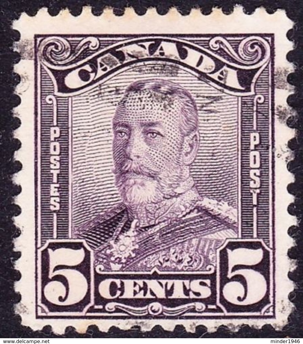 CANADA 1928 KGV 5 Cents Violet SG 279 Fine Used - Unused Stamps