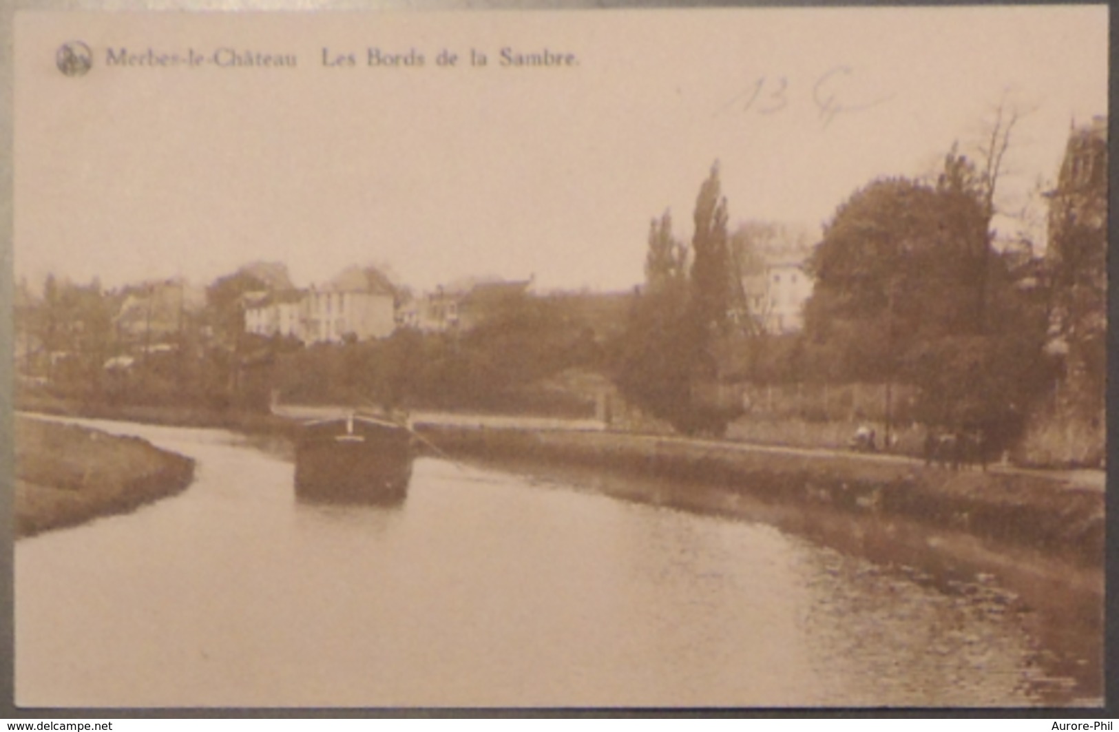 Merbes-le-Château – Les Bords De La Sambre Avec Péniche - Thuin