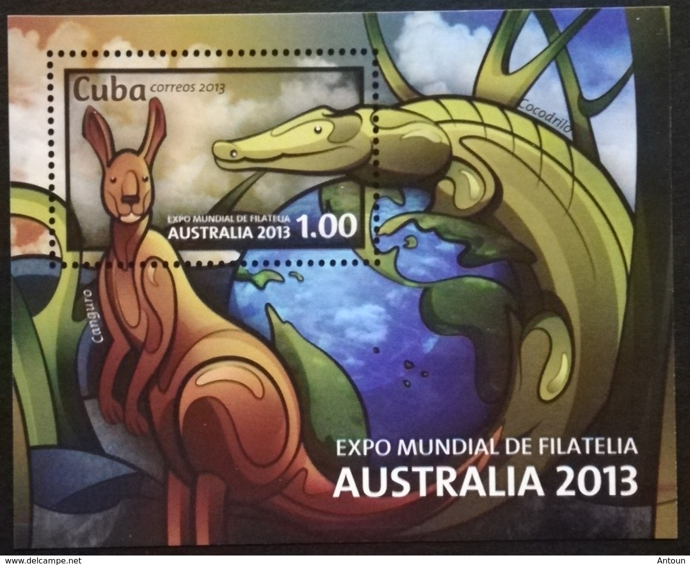 Cuba   Australia 2013 Intl. Philatelic Exhibition , Melbourne S/S - Unused Stamps