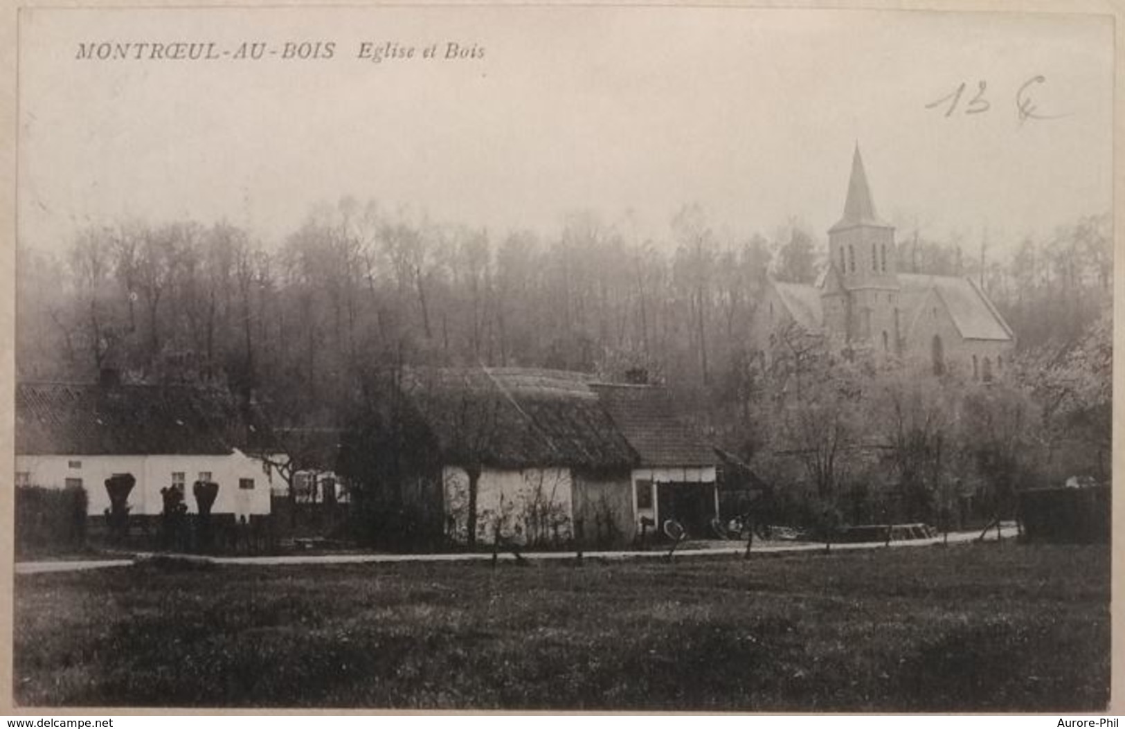 Montroeul-au-Bois Eglise Et Bois - Frasnes-lez-Anvaing