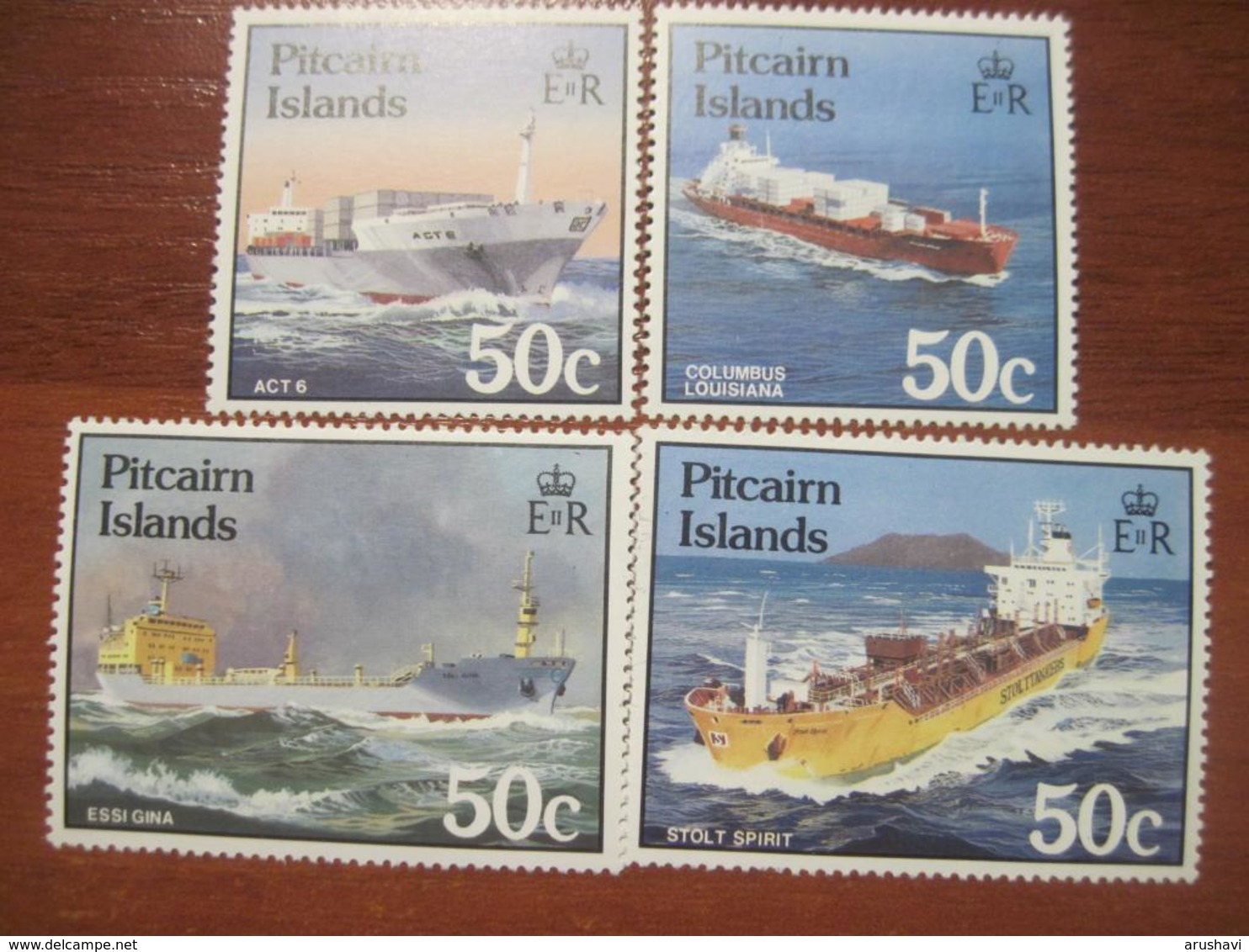 Pitcairn Islands 1985  Ships Fleet  MNH - Pitcairn