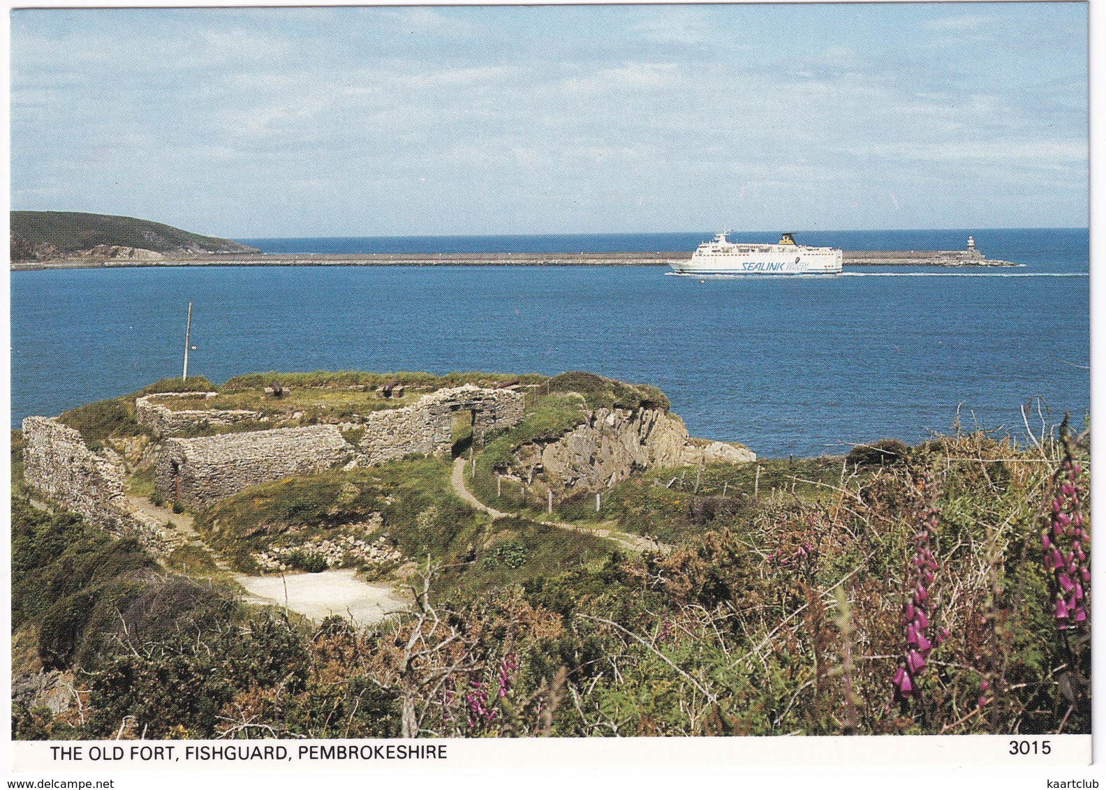 The Old Fort, Fishguard : 'SEALINK' FERRY - (Pembrokeshire, Wales) - Pembrokeshire