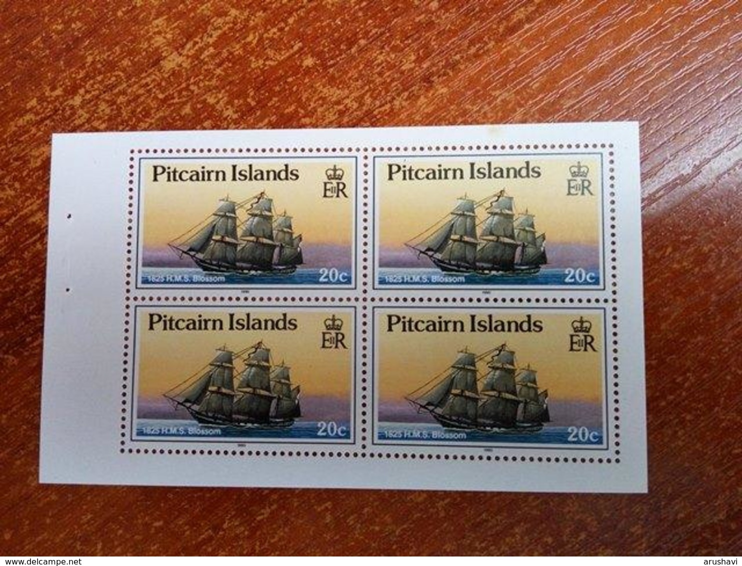 Pitcairn Islands 1990 Sailing Ships Fleet Block Of Four MNH - Pitcairn Islands