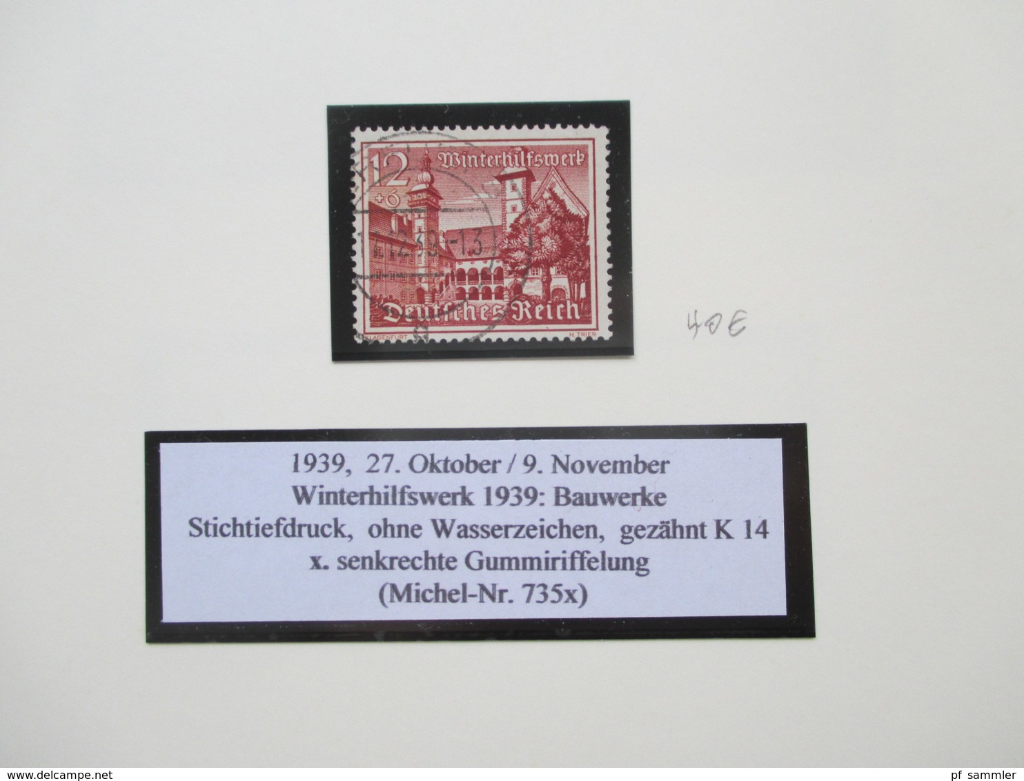 DR 1937 - 39 gestempelt Slg. mit vielen Belegen / GA und fast allen ZD Kombinationen / auch Eckränder! Sehr hoher KW!!