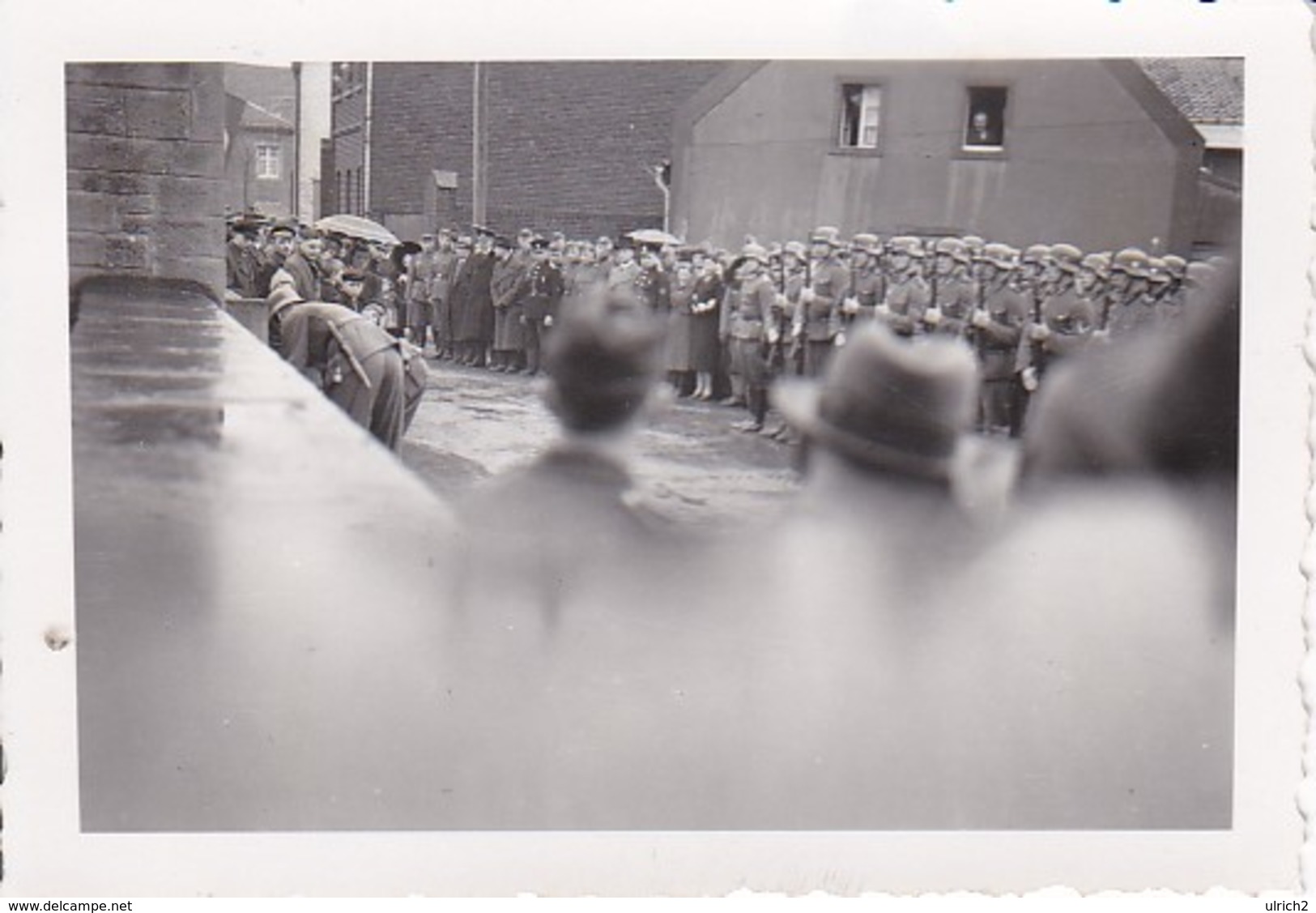 Foto Heldengedenkfeier - Deutsche Soldaten Parade - Wehrmacht - 2. WK - 8*5,5cm (38305) - Krieg, Militär