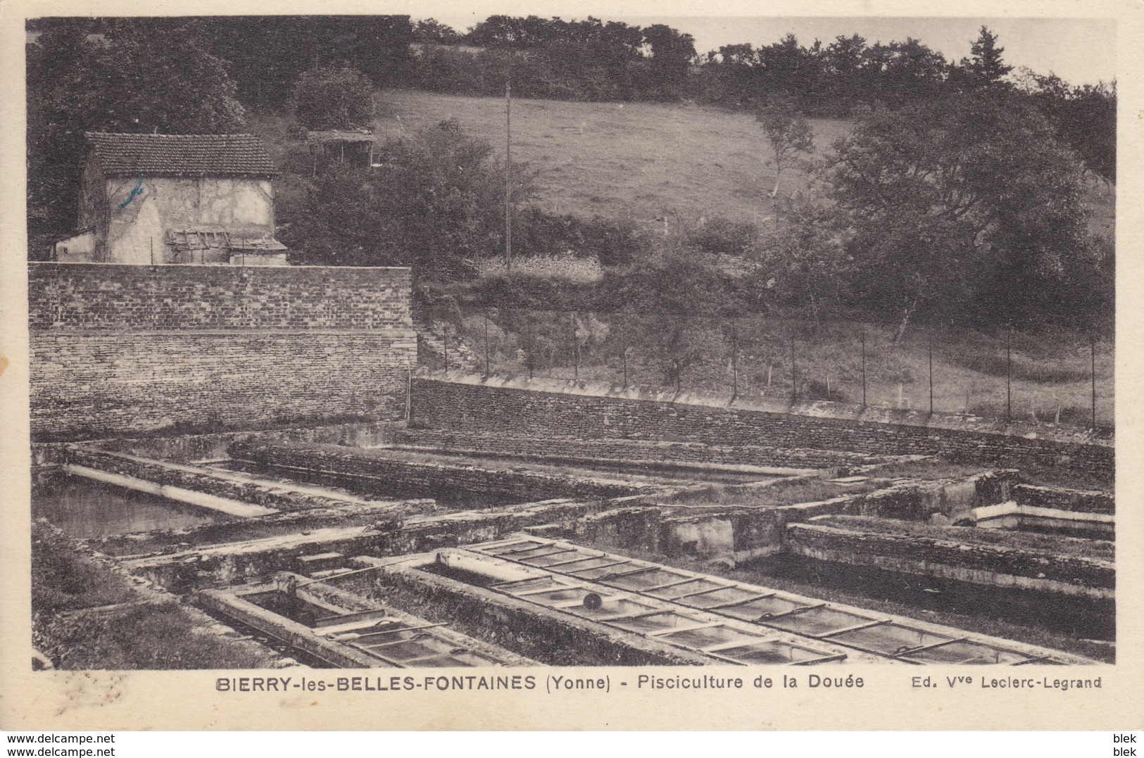 89. Yonne :   Bierry  Les Belles Fontaines : Pisciculture De La Douée . - Autres & Non Classés