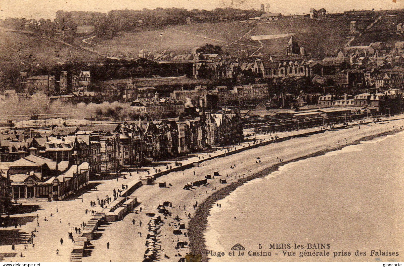 Mers Les Bains La Plage Et Le Casino - Mers Les Bains