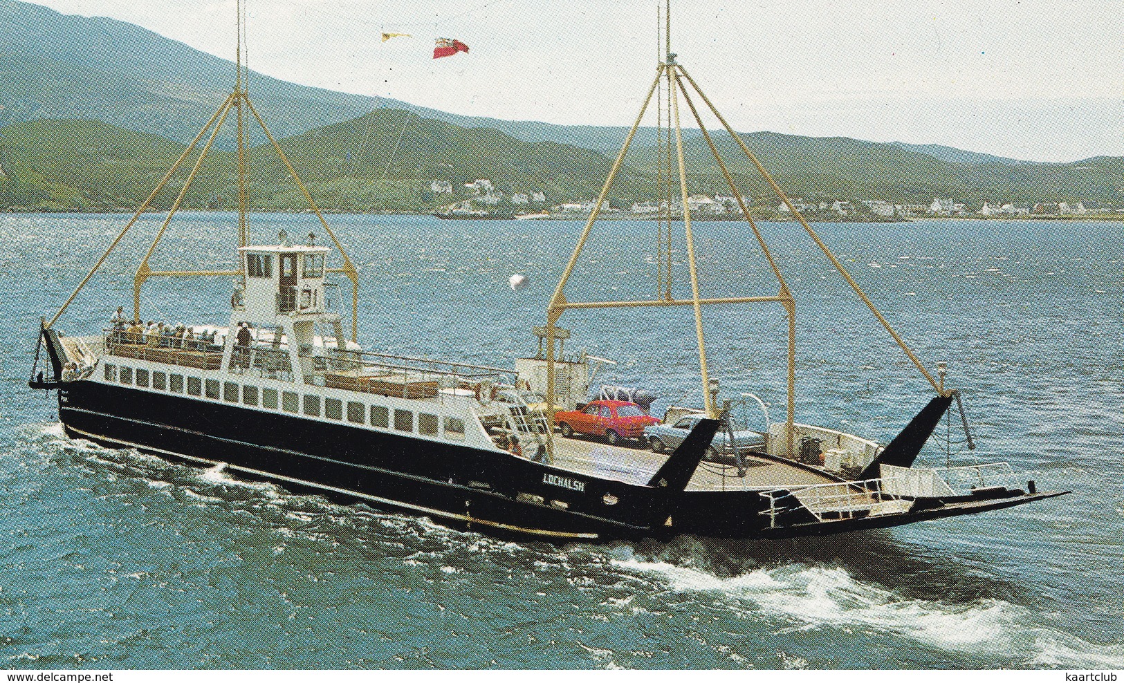 The 'Lochalsh' Car Ferry Operating Between Kyle Of Lochalsh And Kyleakin - (Scotland) - 2x VAUXHALL - Ross & Cromarty