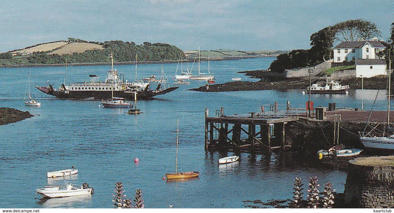 Strangford Harbour - Ferry Arriving From Portaferry - Swan Island -  (County Down, Northern Ireland) - Down