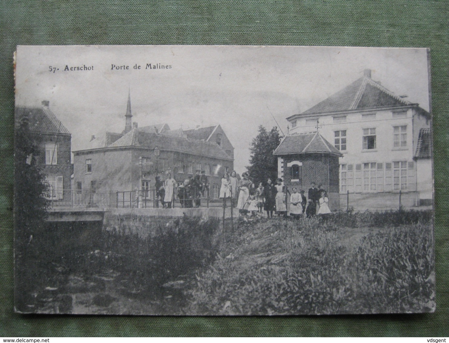 AARSCHOT - PORTE DE MALINES 1918 ( Duitse Censuurstempel - 2 Scans ) - Aarschot