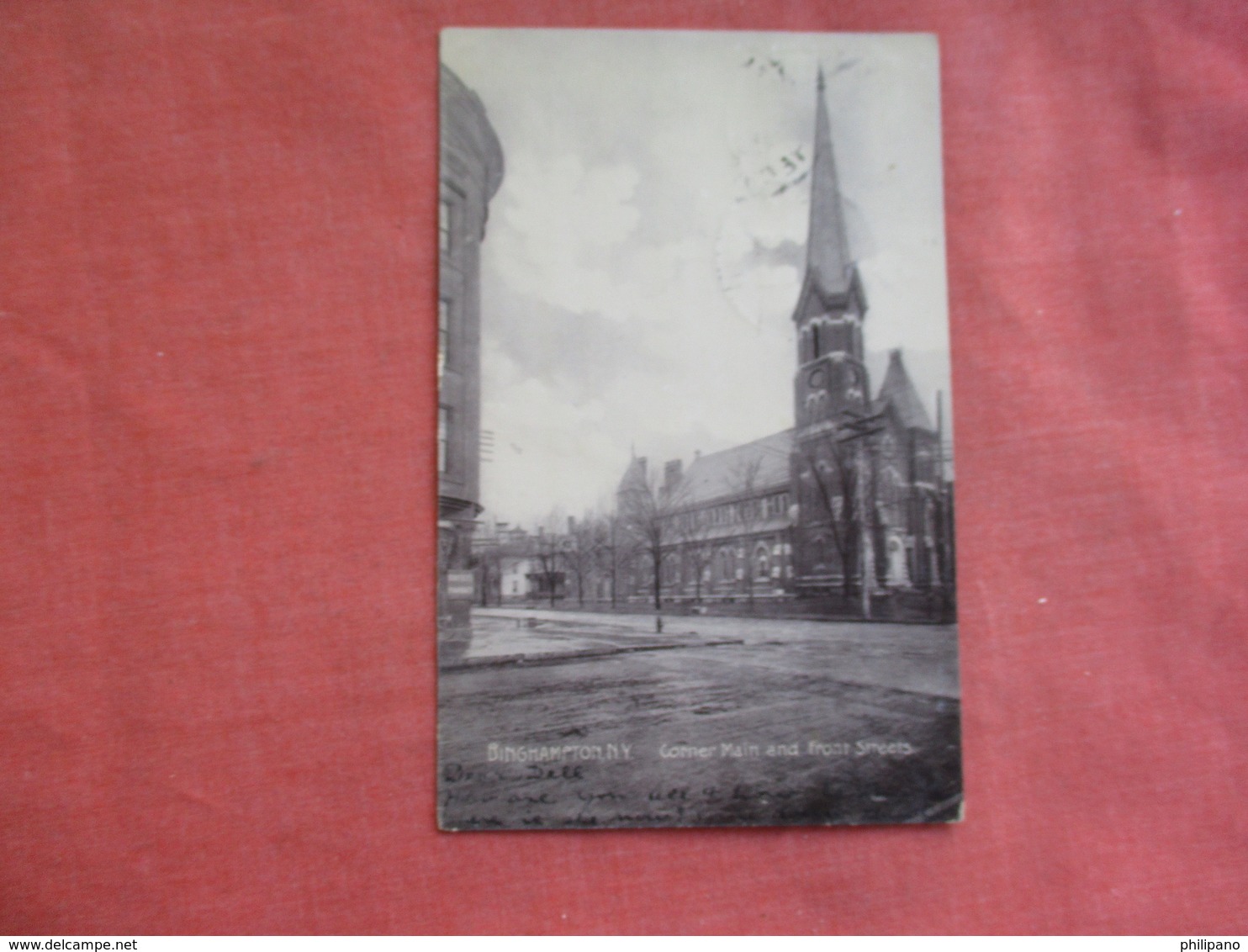 Church At Cornor Main  & Front Street   Binghamton    New York    Ref 3109 - Other & Unclassified