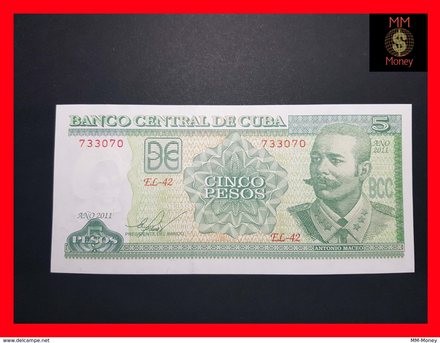 CUBA 5 Pesos 2011  P. 116  UNC - Cuba