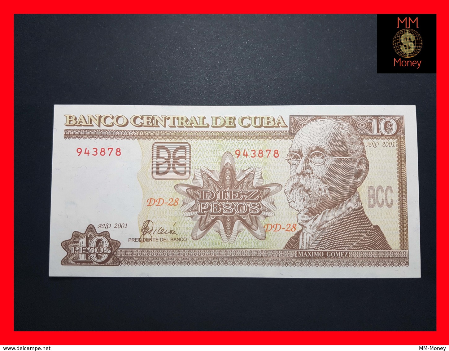 CUBA 10 Pesos 2001  P. 117   UNC - Kuba