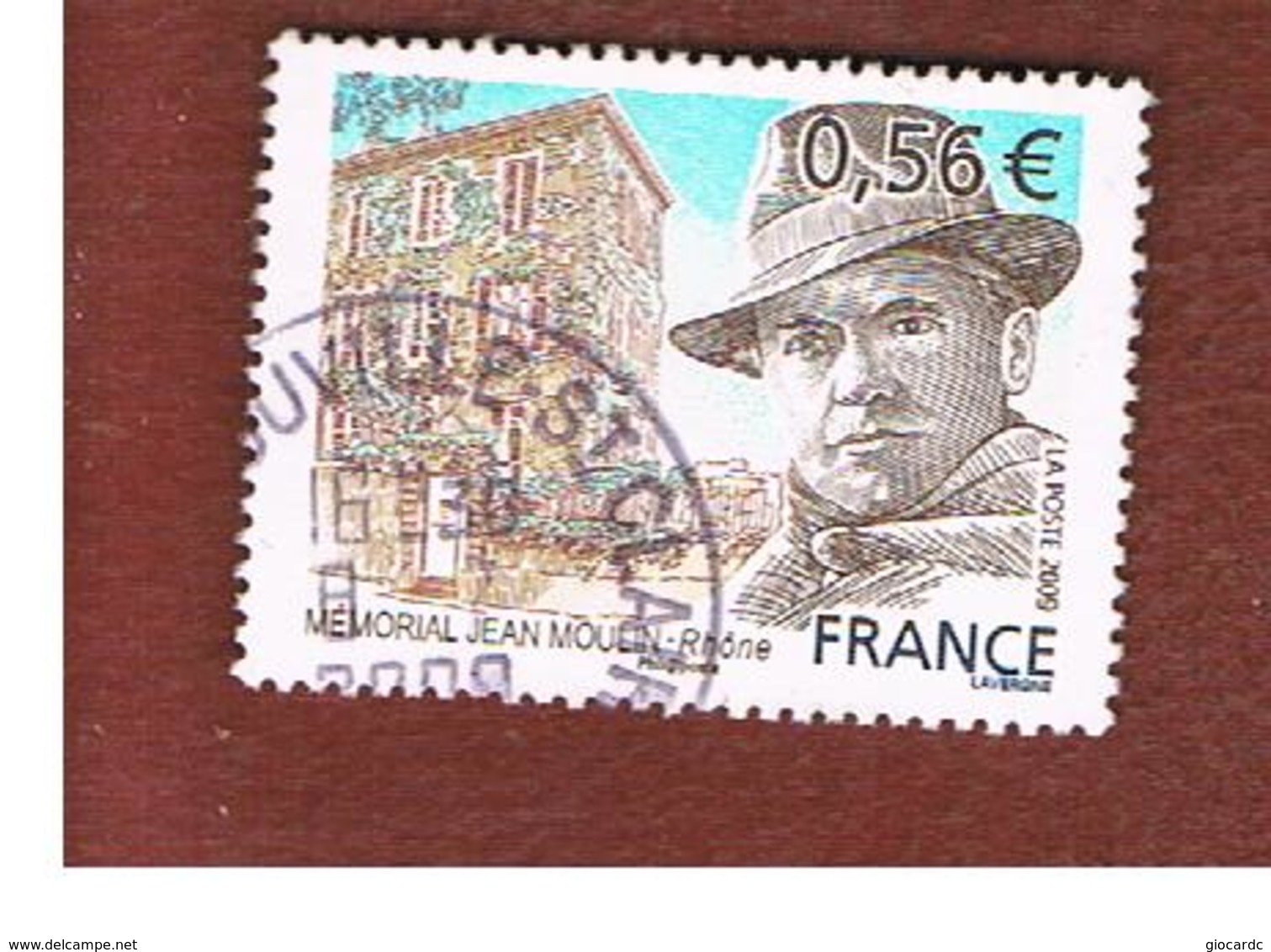 FRANCIA (FRANCE) -  YV 4371  -  2009   JEAN MOULIN MEMORIAL            - USED - Usati