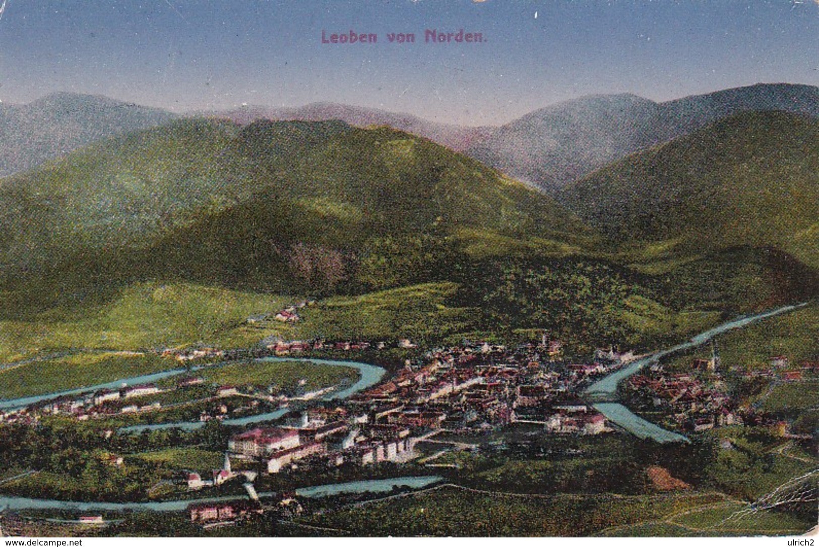 AK Leoben Von Norden - Infla-Frankatur - 1923 (38334) - Leoben