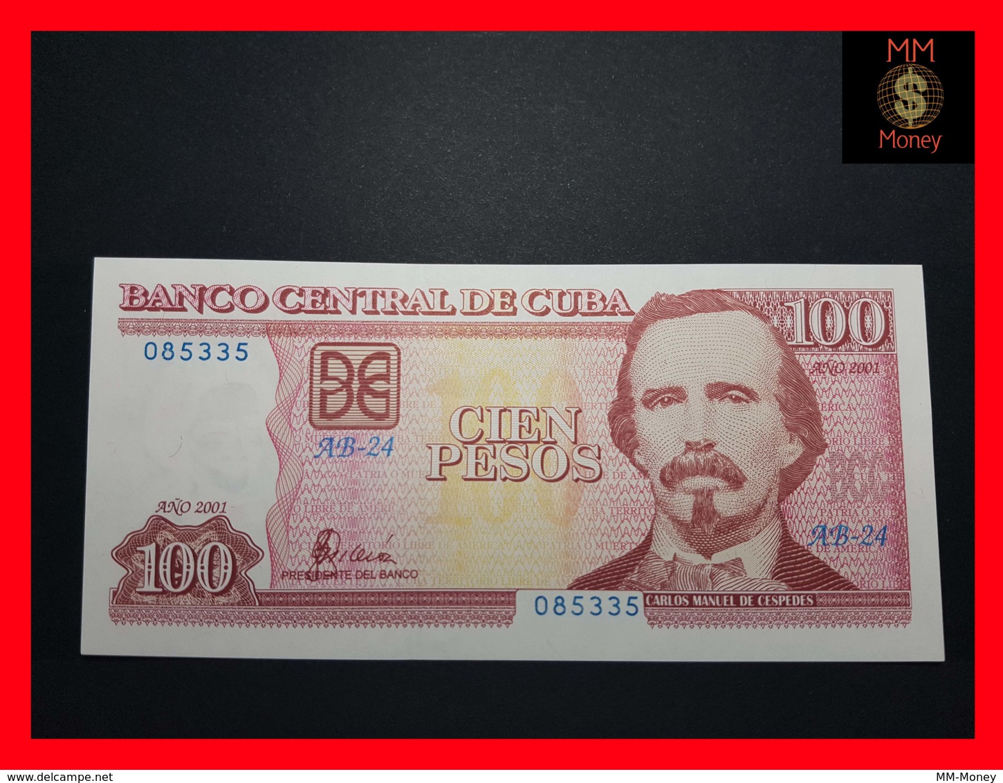 CUBA 100 Pesos 2001  P. 124  UNC - Cuba