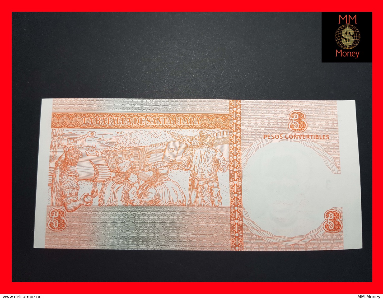 CUBA 3 Pesos Convertibles 2007  P. FX 47  "CHE" UNC - Cuba