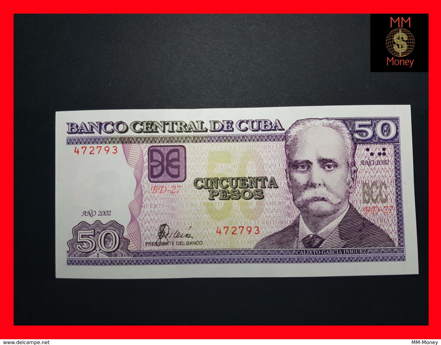 CUBA 50 Pesos 2002  P. 123  UNC - Cuba