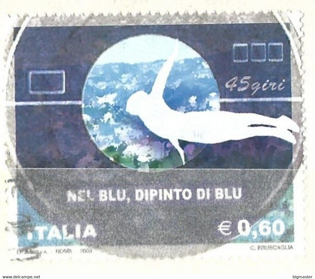 2008 Italia 3064 Nel Blu Dipinto Di Blu Usato - 2001-10: Usati