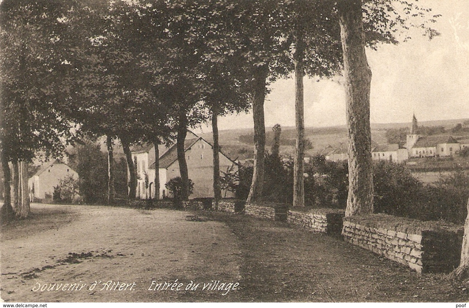 Attert : Entrée Du Village 1908 - Attert