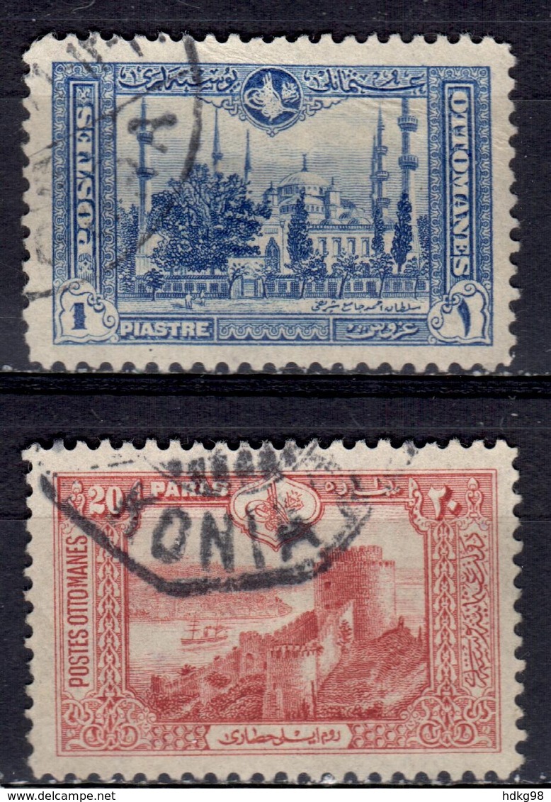 TR+ Türkei 1914 Mi 234-35 Konstantinopel - Used Stamps