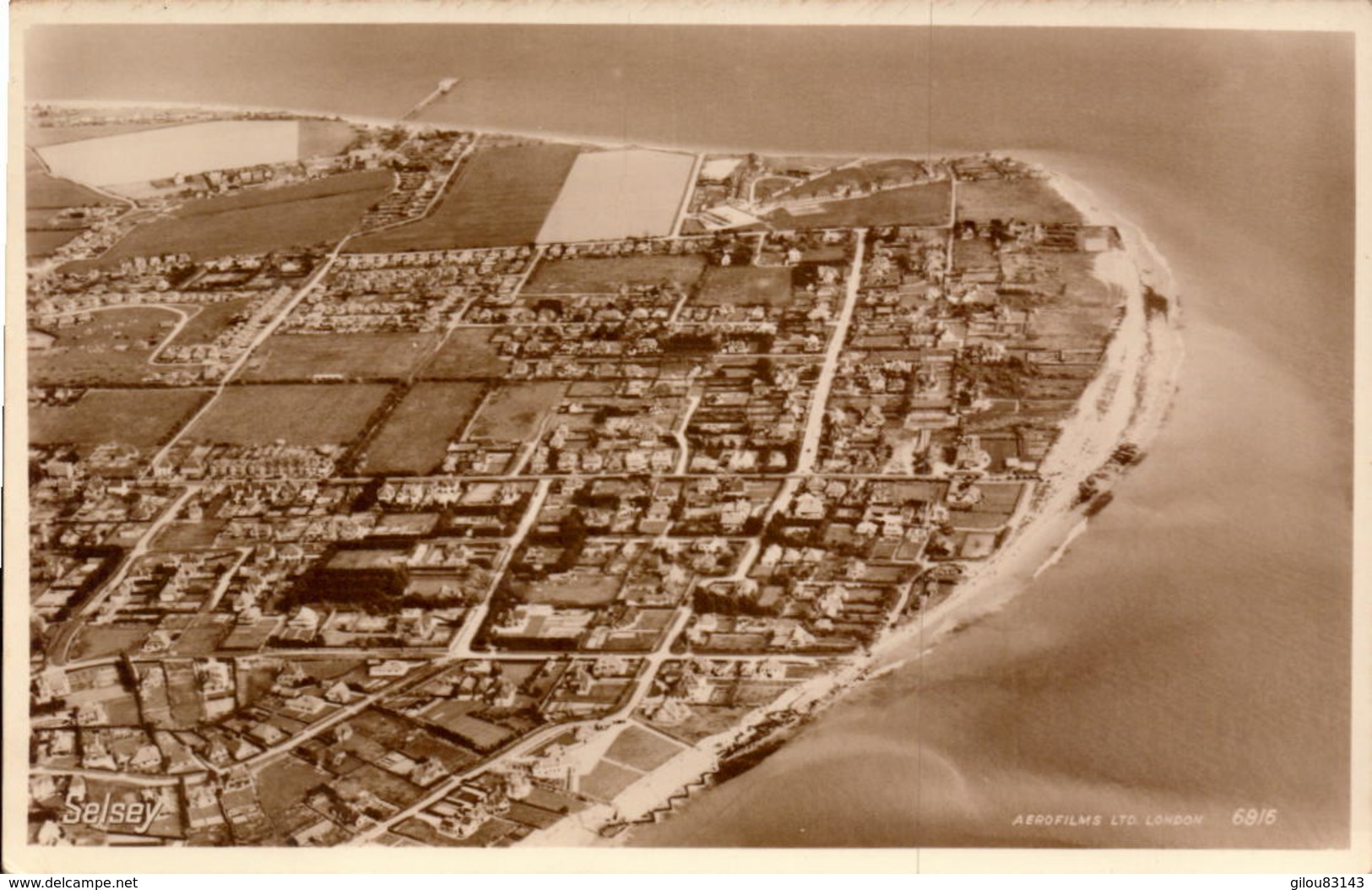 Angleterre, Selsey, Vue Aerienne     (bon Etat) - Chichester