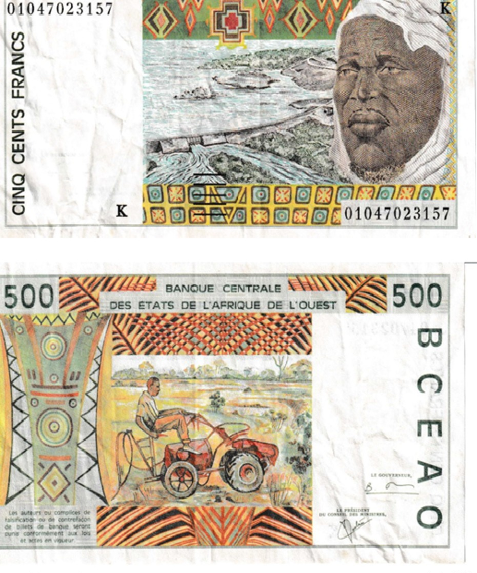 États De L'Afrique De L'ouest 500 Francs - West-Afrikaanse Staten