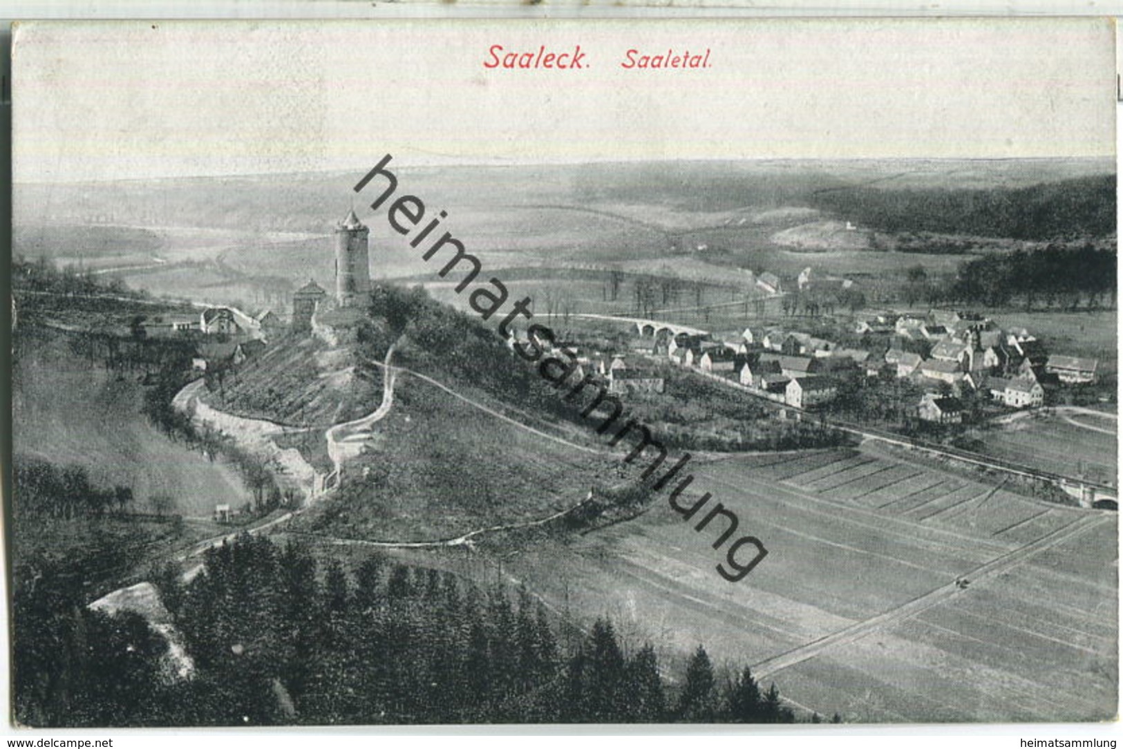 Saaleck - Saaletal - Verlag Löffler & Co Greiz - Bad Koesen