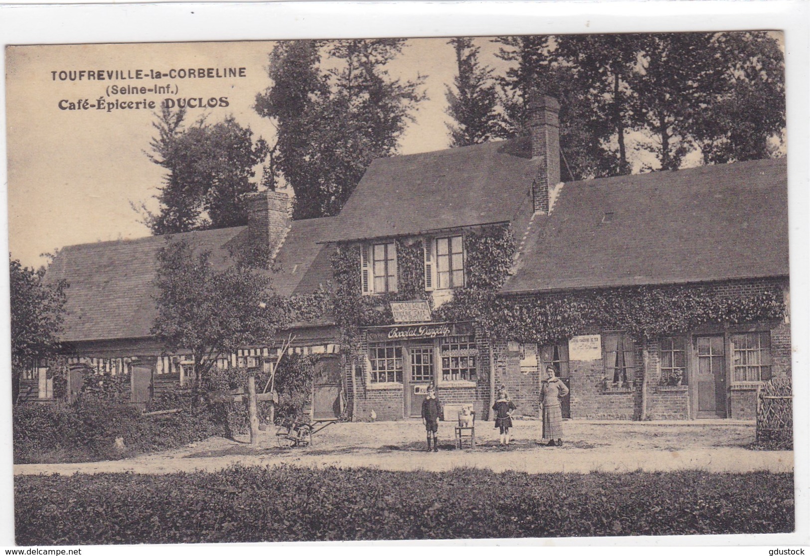 Seine-Maritime - Toufreville-la-Corbeline - Café-Epicerie Duclos - Autres & Non Classés