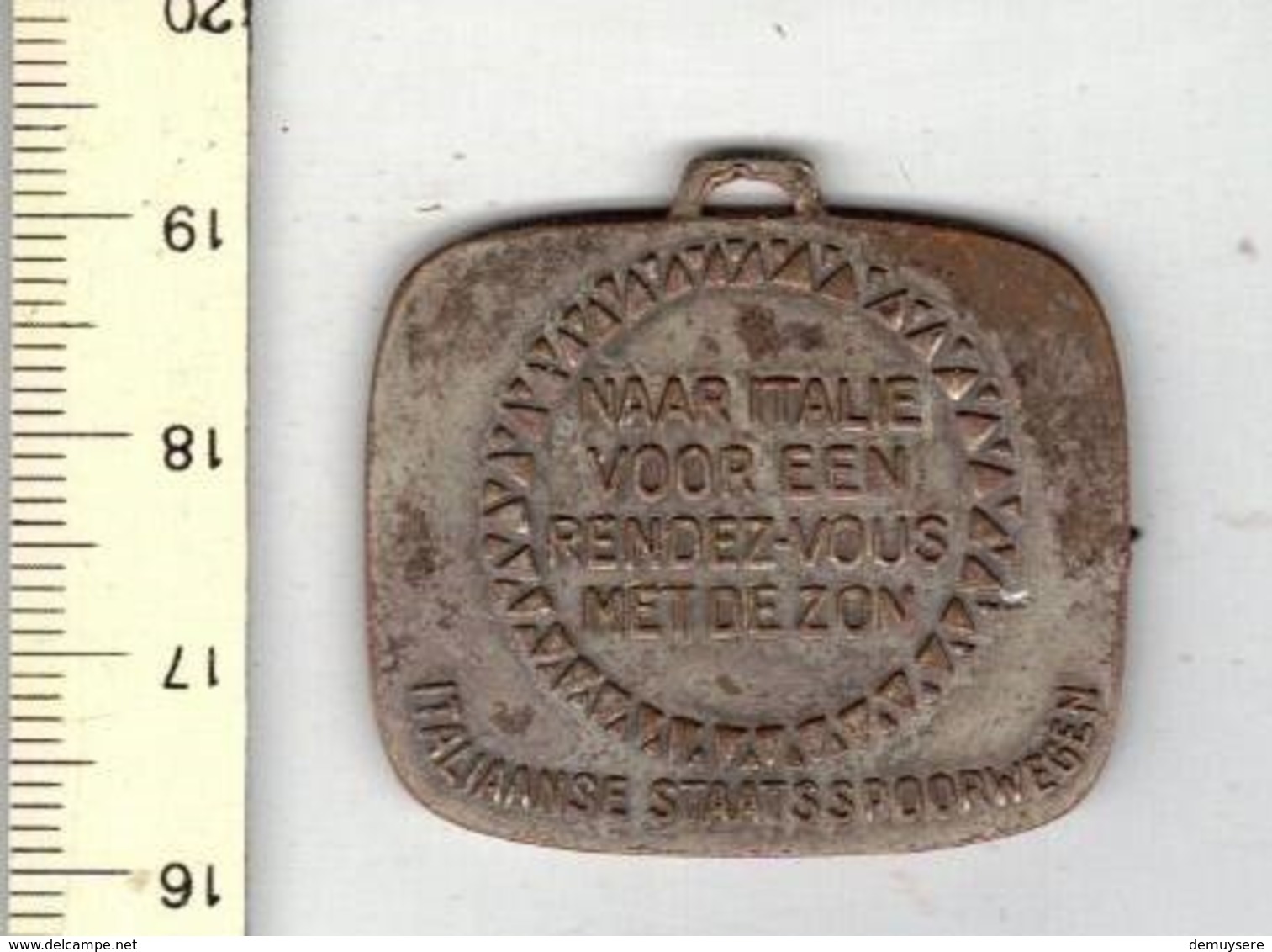 MEDAILLE 516 - F S - NAAR ITALIE VOOR EEN RZNDEZ VOUS MET DE ZON - ITALIAANSE STAADSSPOORWEGEN - Non Classés