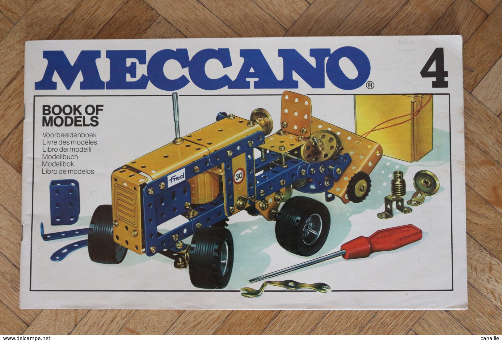 Catalogue,catalog,Katalog/ Meccano - 4 - 1978, Book Of Models - Catalogue De 55 De Pages, 30x18 Cm -Printed In England. - Trains