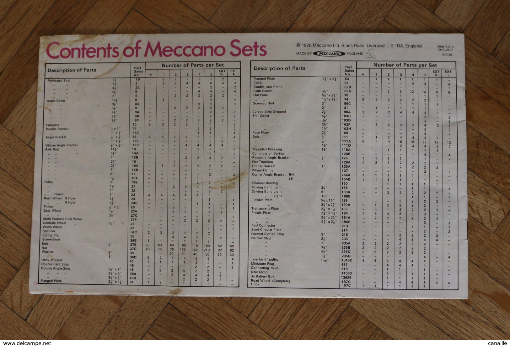 Catalogue,catalog,Katalog / Meccano 1- A Starter - 1978, Book - Catalogue De 15 De Pages, 29,x18 Cm -Printed In England. - Trains