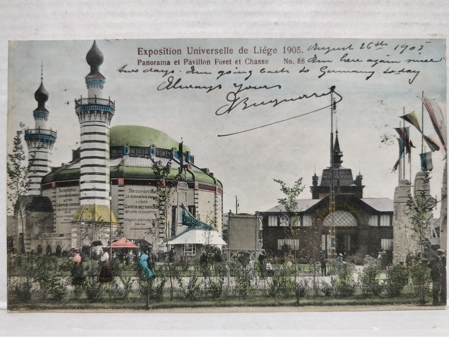 Exposition Universelle De Liège 1905. Pavillon Foret Et Chasse - Liege